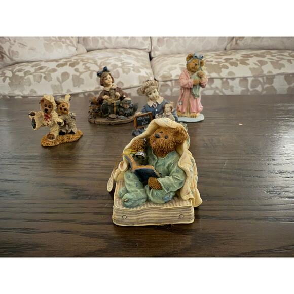 Boyds Bears Folkstone Collection – Lot of 5 (Bearstone, Yesterday’s) - Picture 5 of 8